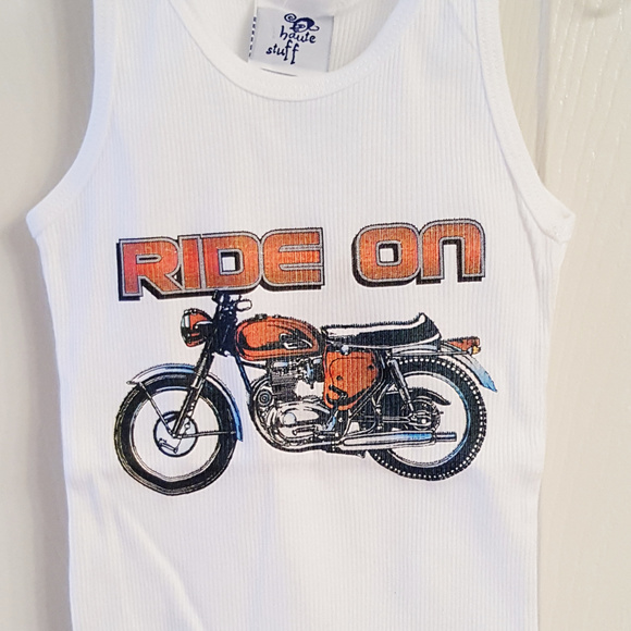 Toddler TANK Top Ride On Motorcycle  NWT - Picture 1 of 2